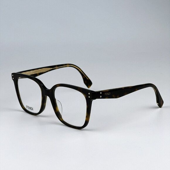 NEW Fendi FE50004I 052 Havana Square Women Eyeglasses FE 50004I main image 6
